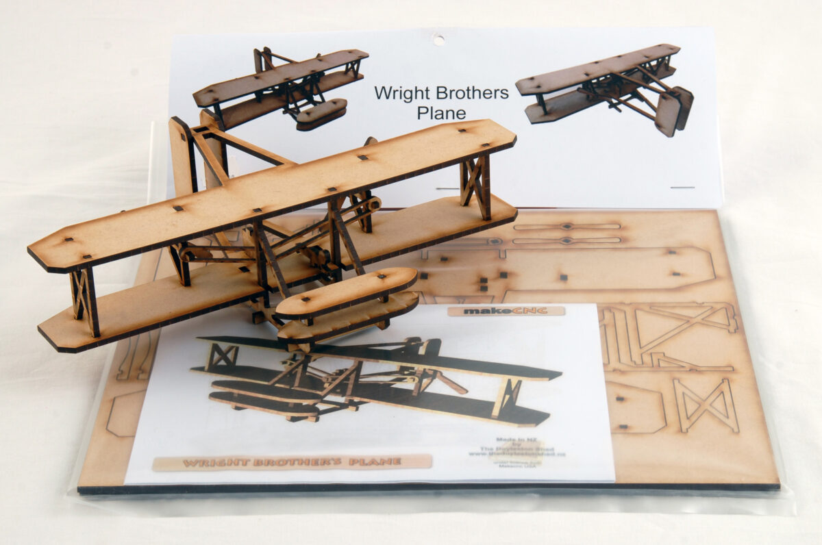 Wood Model Aircraft Kitset Wright Brothers Air Force Museum of New