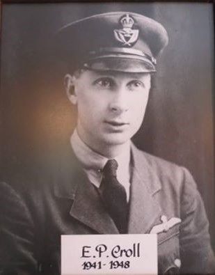 Eric Croll, in the uniform of an Air Training Corps officer during World War Two. (Private Collection)
