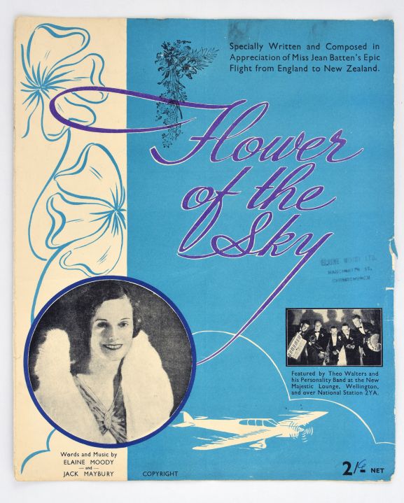 'Flower of the Sky' [front cover]. From the collection of the Air Force Museum of New Zealand. 
