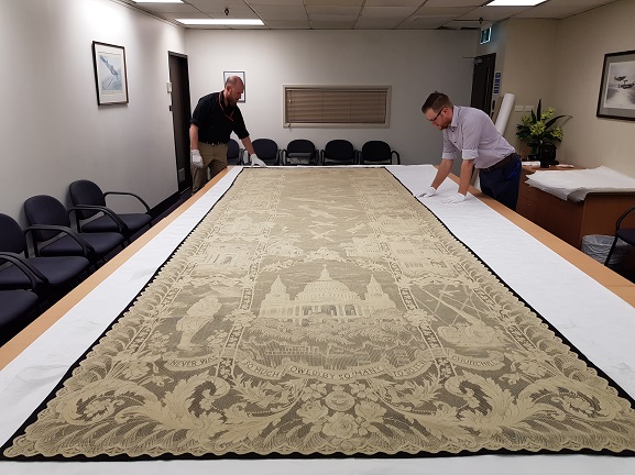 The Battle of Britain Lace Panel - Air Force Museum of New Zealand