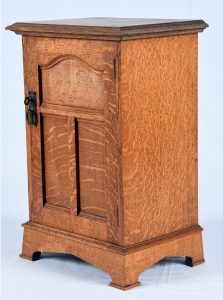 Cabinet - Oak, made by Albert Marsden. From the collection of the Air Force Museum of New Zealand.