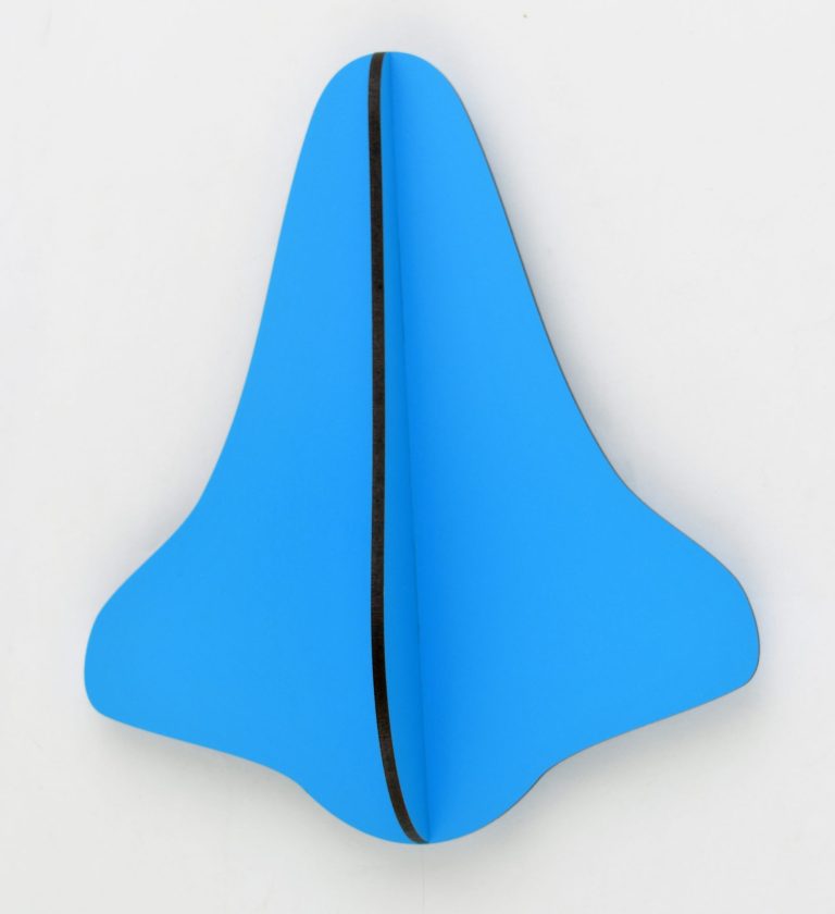 Jet Plane Wall Art - Large Blue