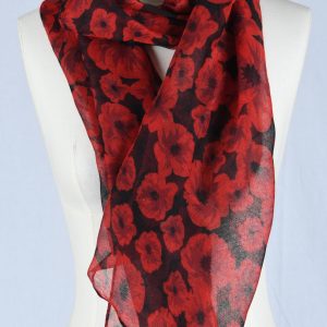 New Black Poppy Scarf 1