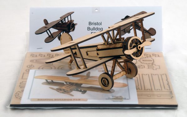 Wood Model Aircraft Kitset  – Bristol Bulldog