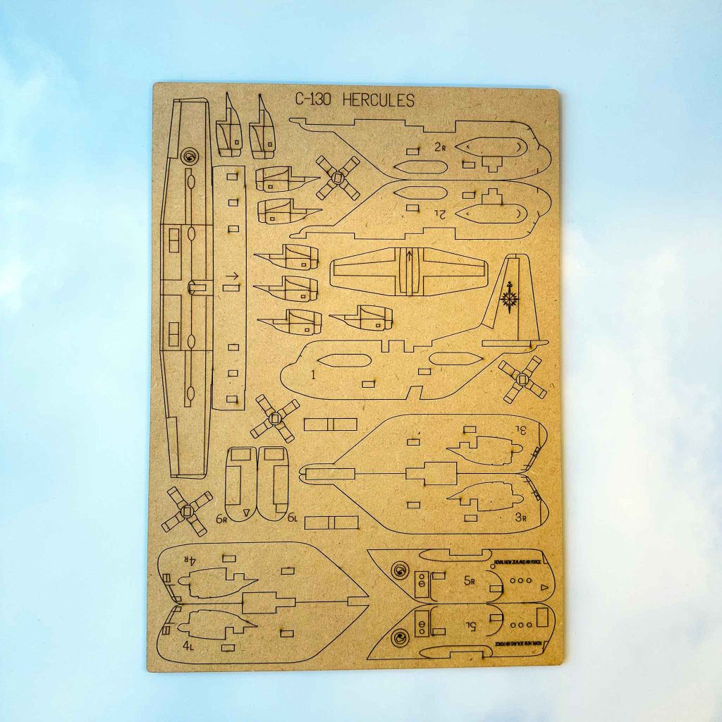 C130H Hercules Aircraft Wooden Kitset Air Force Museum of New Zealand