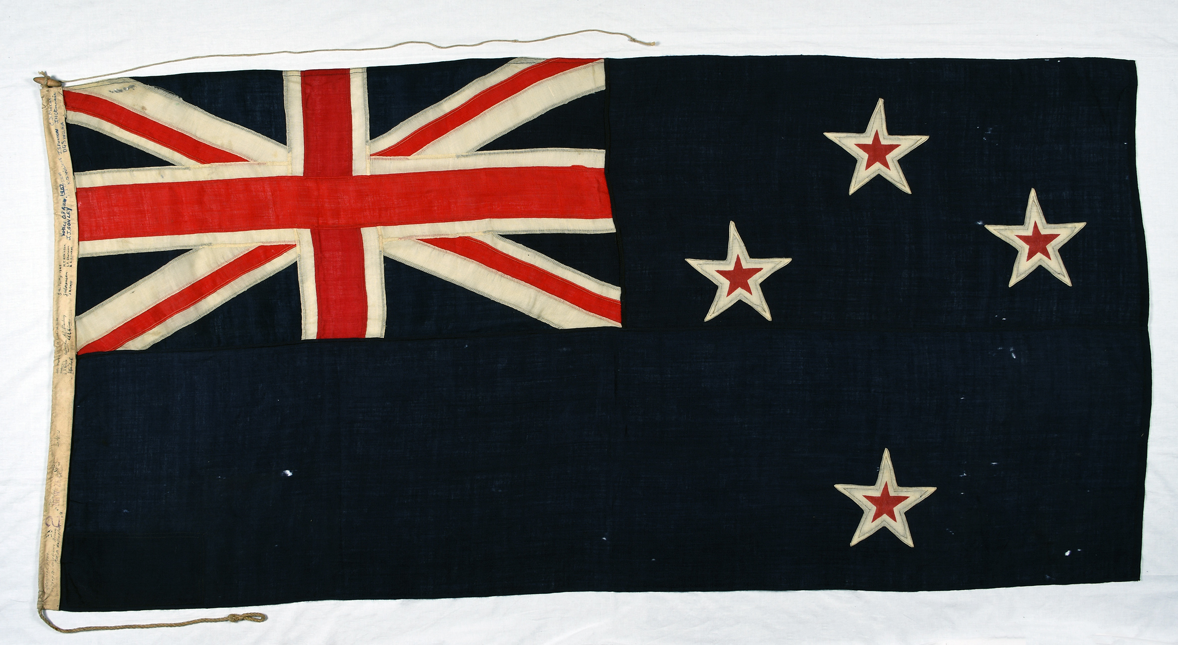 New Zealand Ensign from the Campbell Islands coast watch expedition.